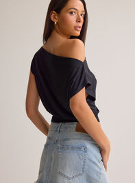 Senna Asymmetrical Neck Top Detail 4 - AS Kids