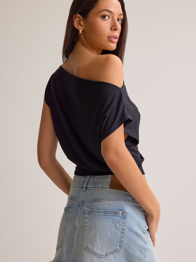 Senna Asymmetrical Neck Top Detail 4 - AS Kids