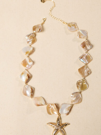 Starfish Natural Shell Necklace - ALTAR'D STATE KIDS