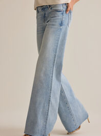 Lucie Low Rise Relaxed Flare Jeans Detail 3 - AS Kids