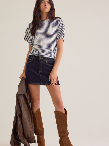 Edith Asymmetrical Stripe Top - AS Kids