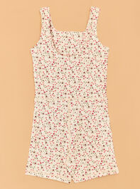 Abby Floral Unitard Detail 3 - AS Kids