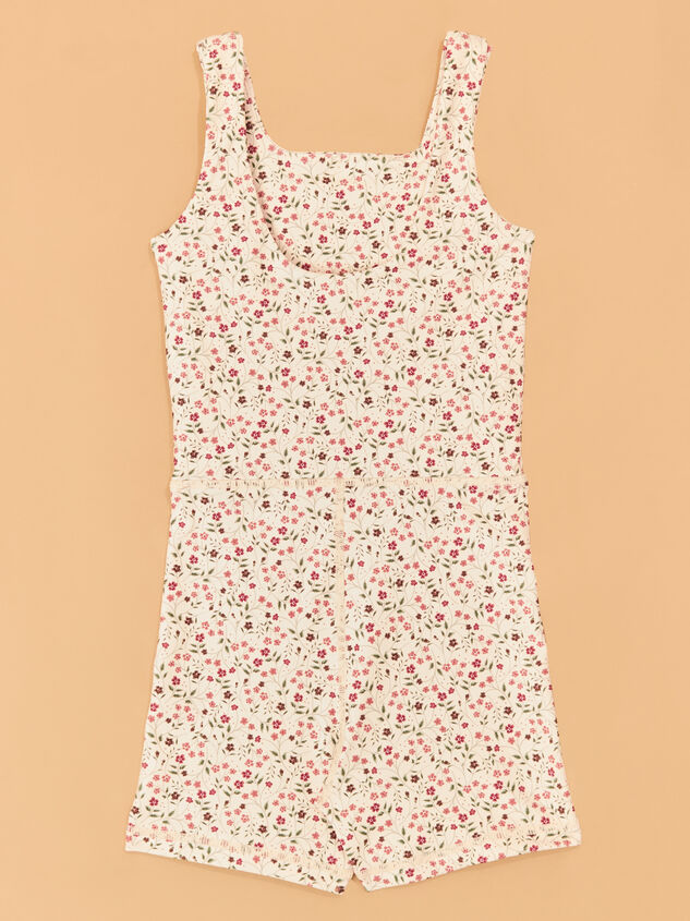 Abby Floral Unitard Detail 3 - AS Kids