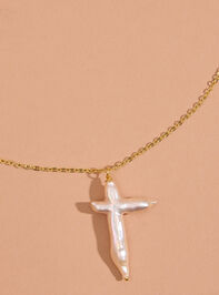 Pearl Promise Cross Necklace - ALTAR'D STATE KIDS