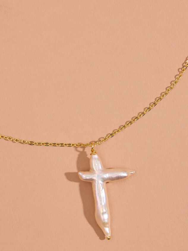 Pearl Promise Cross Necklace - ALTAR'D STATE KIDS