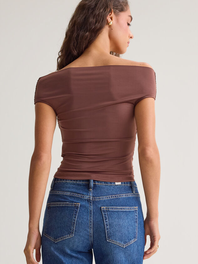Arden Cowl Neckline Top Detail 5 - AS Kids