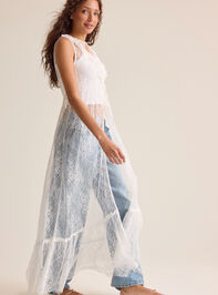 Estelle Lace Tie-Front Kimono Detail 4 - AS Kids