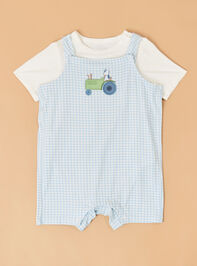 Archer Gingham Shortall - ALTAR'D STATE KIDS