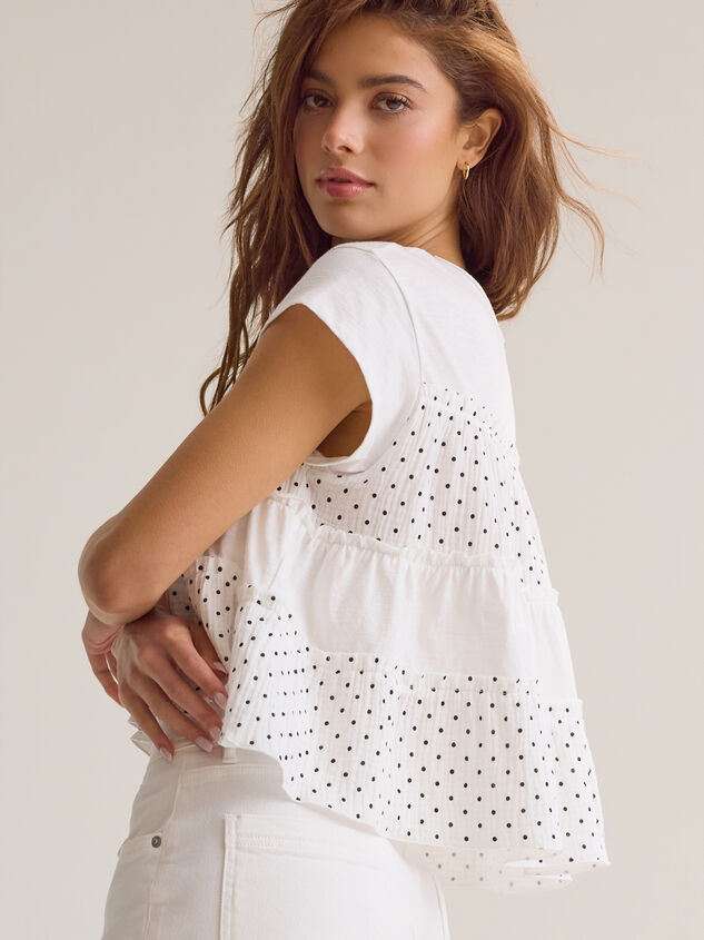 Harris Polka Dot Ruffle Top Detail 6 - AS Kids