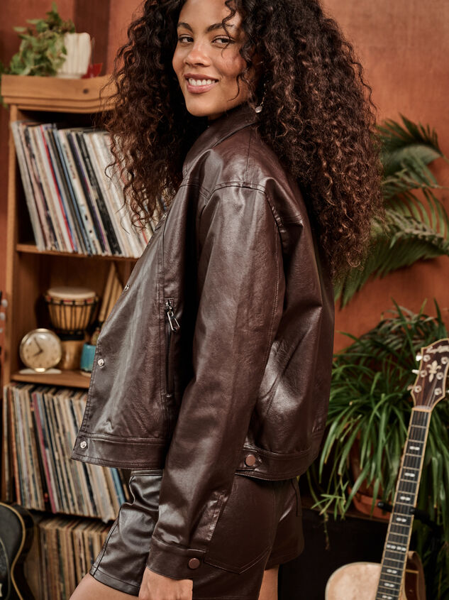 Robin Leather Jacket Detail 3 - AS Kids