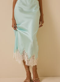 Haven Satin Maxi Skirt Detail 2 - ALTAR'D STATE KIDS