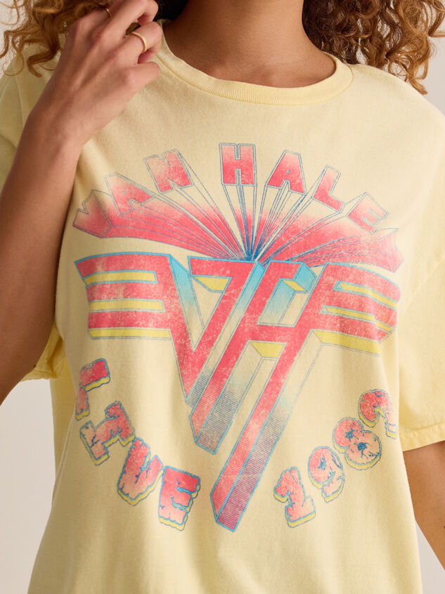 Van Halen Oversized Tee Detail 3 - AS Kids