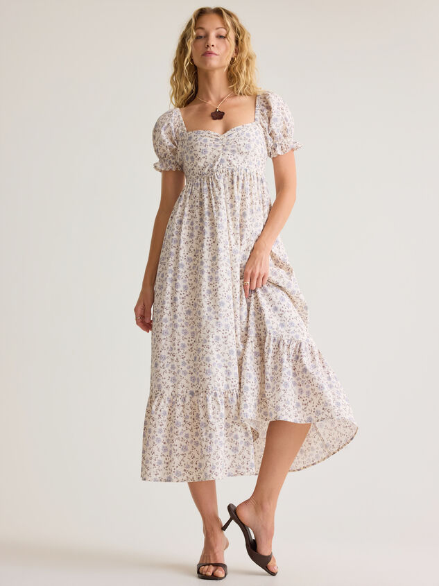 Kayela Floral Mama Dress Detail 2 - AS Kids