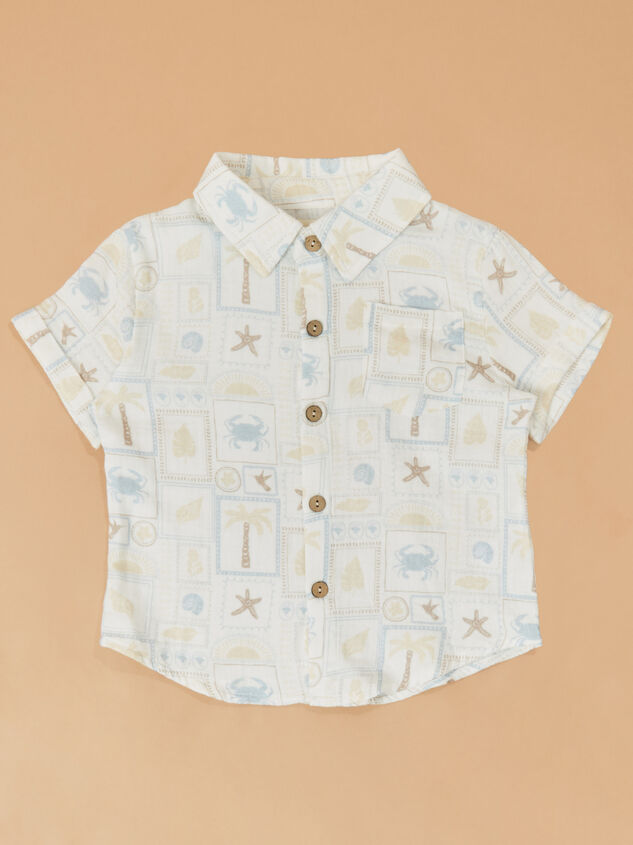 Beach Patchwork Button Up - ALTAR'D STATE KIDS