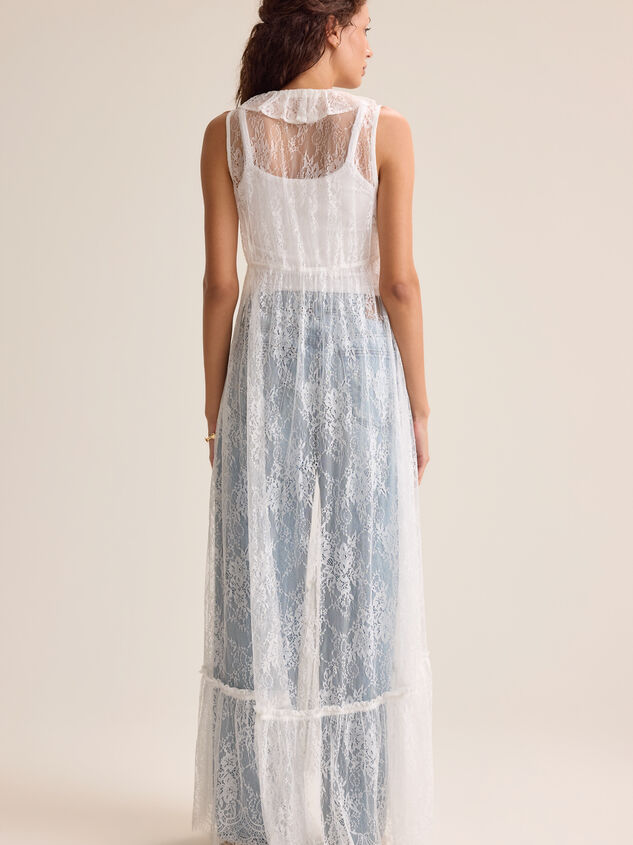 Estelle Lace Tie-Front Kimono Detail 5 - AS Kids