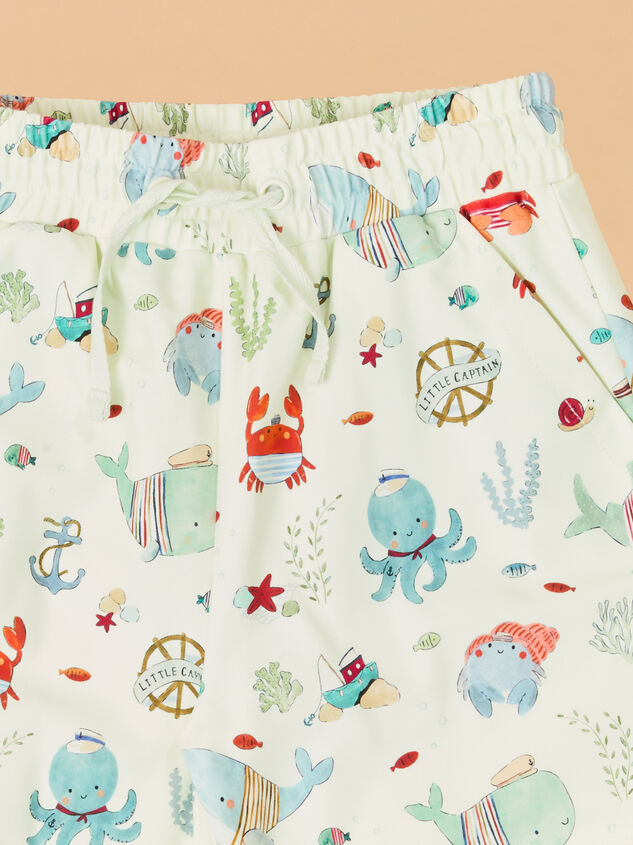 Sailor Sea Board Swim Short Detail 3 - ALTAR'D STATE KIDS