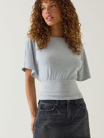 Mina Boatneck Fitted Top - AS Kids