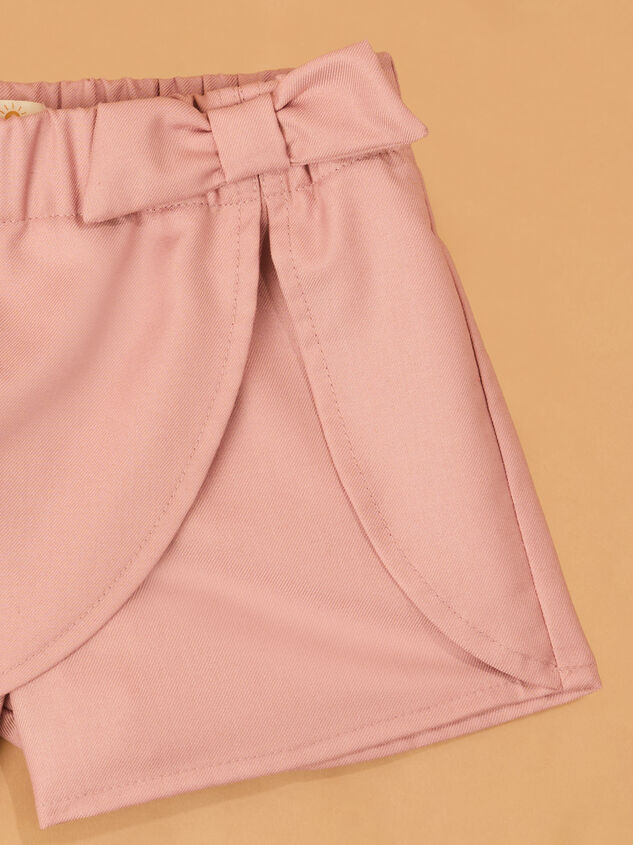 Ella Twill Bow Skort Detail 3 - AS Kids