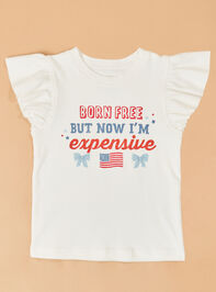 Born Free Ruffle Sleeve Tee - ALTAR'D STATE KIDS