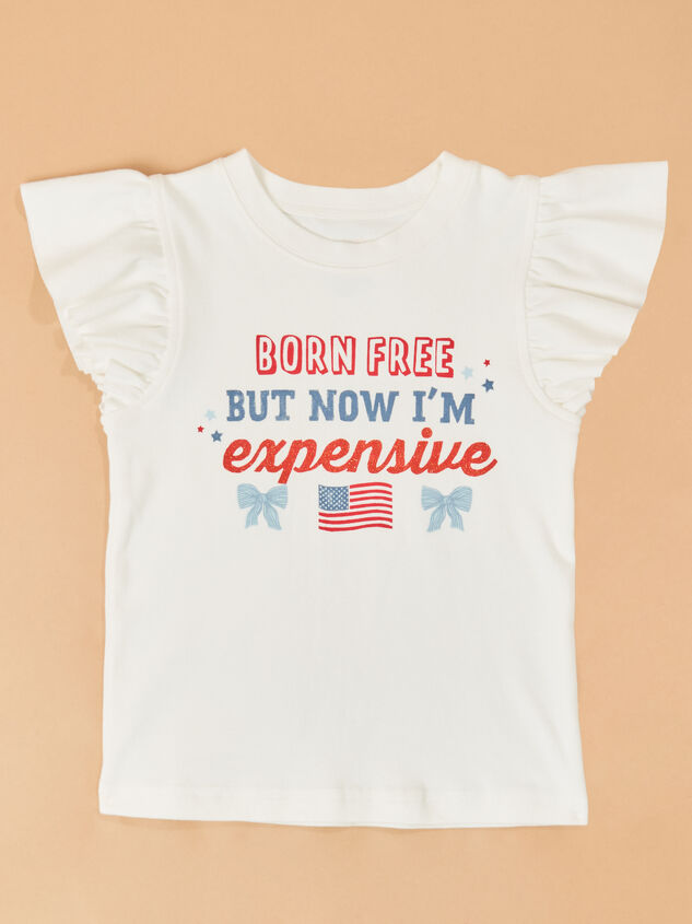 Born Free Ruffle Sleeve Tee - ALTAR'D STATE KIDS