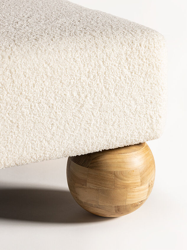 Olivia Wood & Upholstered Bench Detail 4 - ALTAR'D STATE KIDS