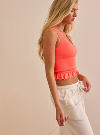 Savasana Ruffle Tank Top Detail 3 - ALTAR'D STATE KIDS