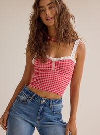 Zoey Gingham Cami Detail 3 - ALTAR'D STATE KIDS