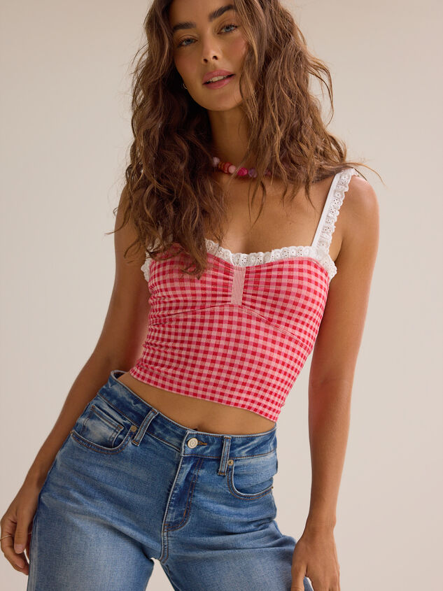 Zoey Gingham Cami Detail 3 - ALTAR'D STATE KIDS
