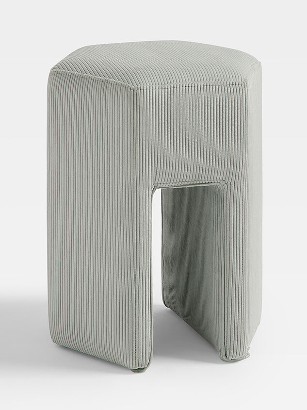 Fennel Upholstered Stool Detail 3 - ALTAR'D STATE KIDS