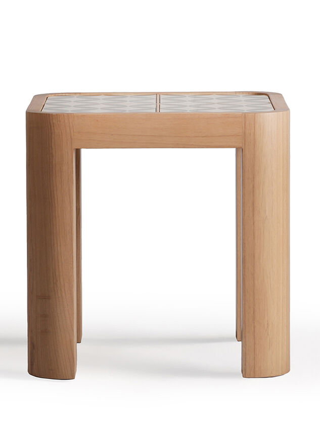 Audrey Wood Side Table Sage - AS Kids