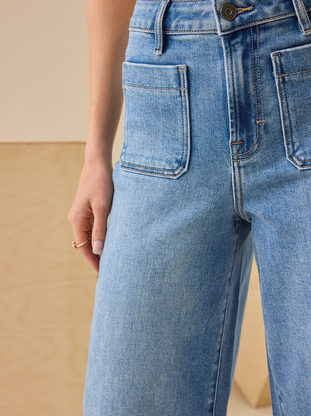 Reid Wide Leg Jeans Detail 4 - ALTAR'D STATE KIDS