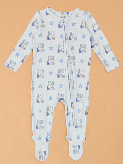 Lil Bro Long Sleeve Footie - AS Kids