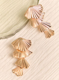 Fan Tiered Dangle Earring Detail 2 - AS Kids