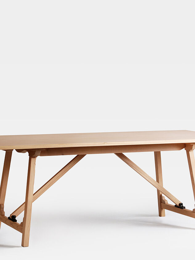 Rose Wood Rectangular Dining Table Detail 3 - ALTAR'D STATE KIDS