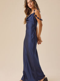 Scarlett Satin Maxi Dress Detail 4 - ALTAR'D STATE KIDS