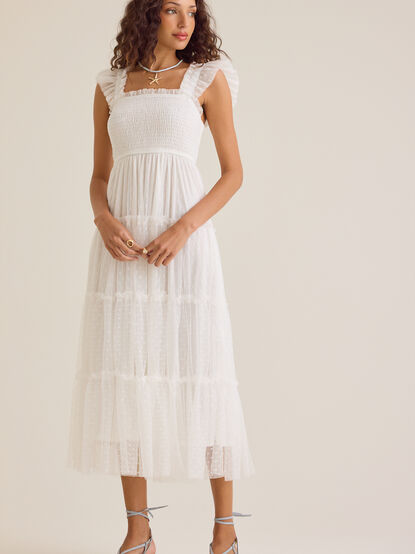 Karmen Clip Dot Maxi Dress - ALTAR'D STATE KIDS