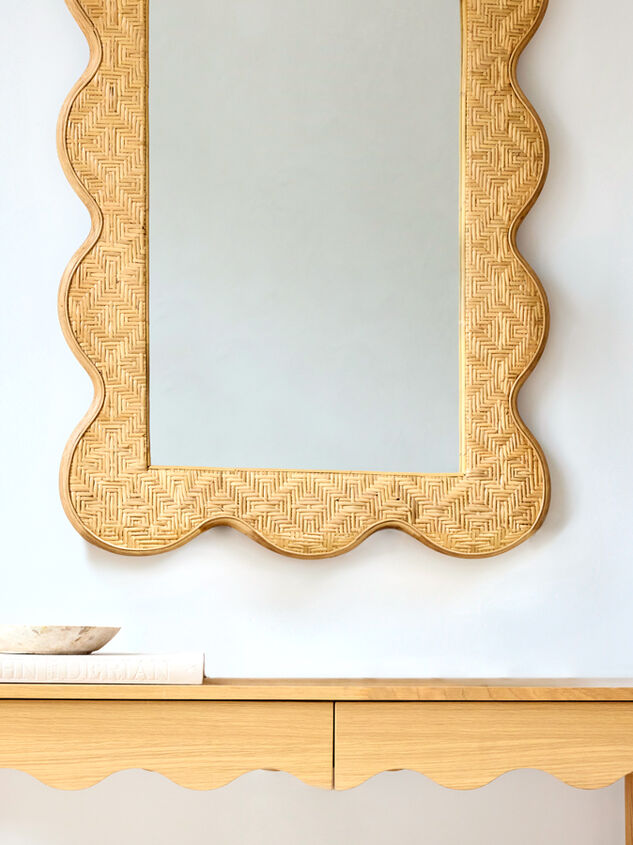 Calia Rattan Mirror Detail 2 - ALTAR'D STATE KIDS
