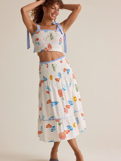 Summer Smocked Skirt - AS Kids