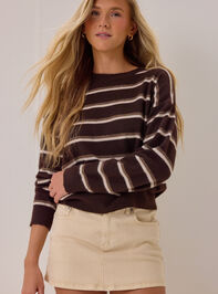 Winnie Stripe Pullover Sweater Detail 2 - AS Kids