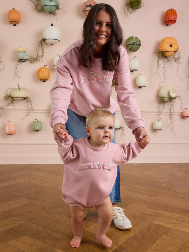 Girl Mom Graphic Sweatshirt Detail 8 - AS Kids