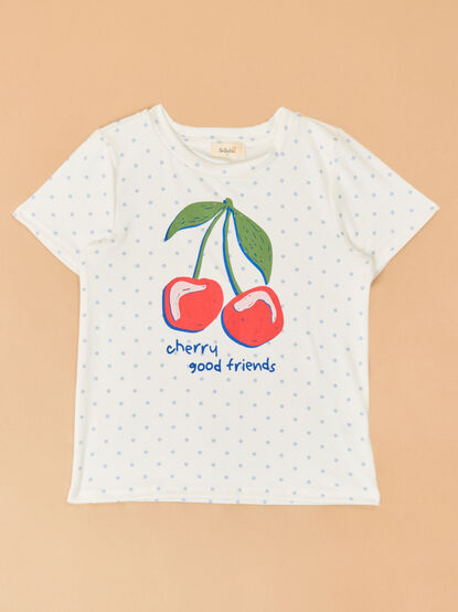 Cherry Good Friends Tee - ALTAR'D STATE KIDS