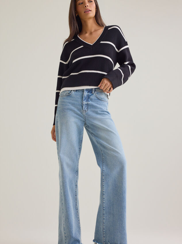 Shae Striped Sweater Detail 2 - AS Kids
