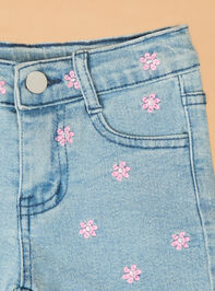 Lanna Embroidered Denim Short Detail 3 - ALTAR'D STATE KIDS