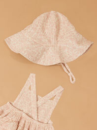 Harper Floral Sunsuit with Hat Detail 4 - ALTAR'D STATE KIDS