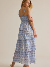 Vivia Tiered Maxi Dress Detail 4 - AS Kids