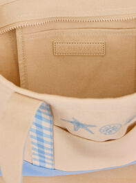 Sandy Shore Canvas Tote Detail 3 - ALTAR'D STATE KIDS