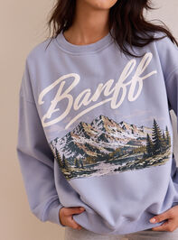 Banff Mountain Crew Neck Detail 2 - AS Kids