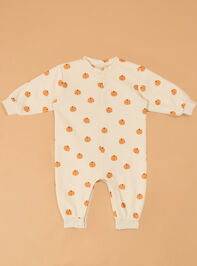 Sweet Squash Long Sleeve Jumpsuit Detail 2 - AS Kids