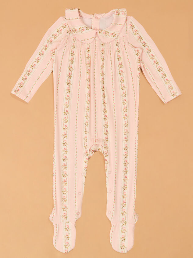 Antoinette Striped Peter Pan Footie - AS Kids