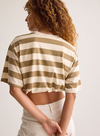 Patricia Stripe Bubble Tee Detail 6 - AS Kids